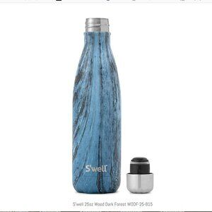 S'well 25oz Wood Dark Forest Stainless Steel Bottle